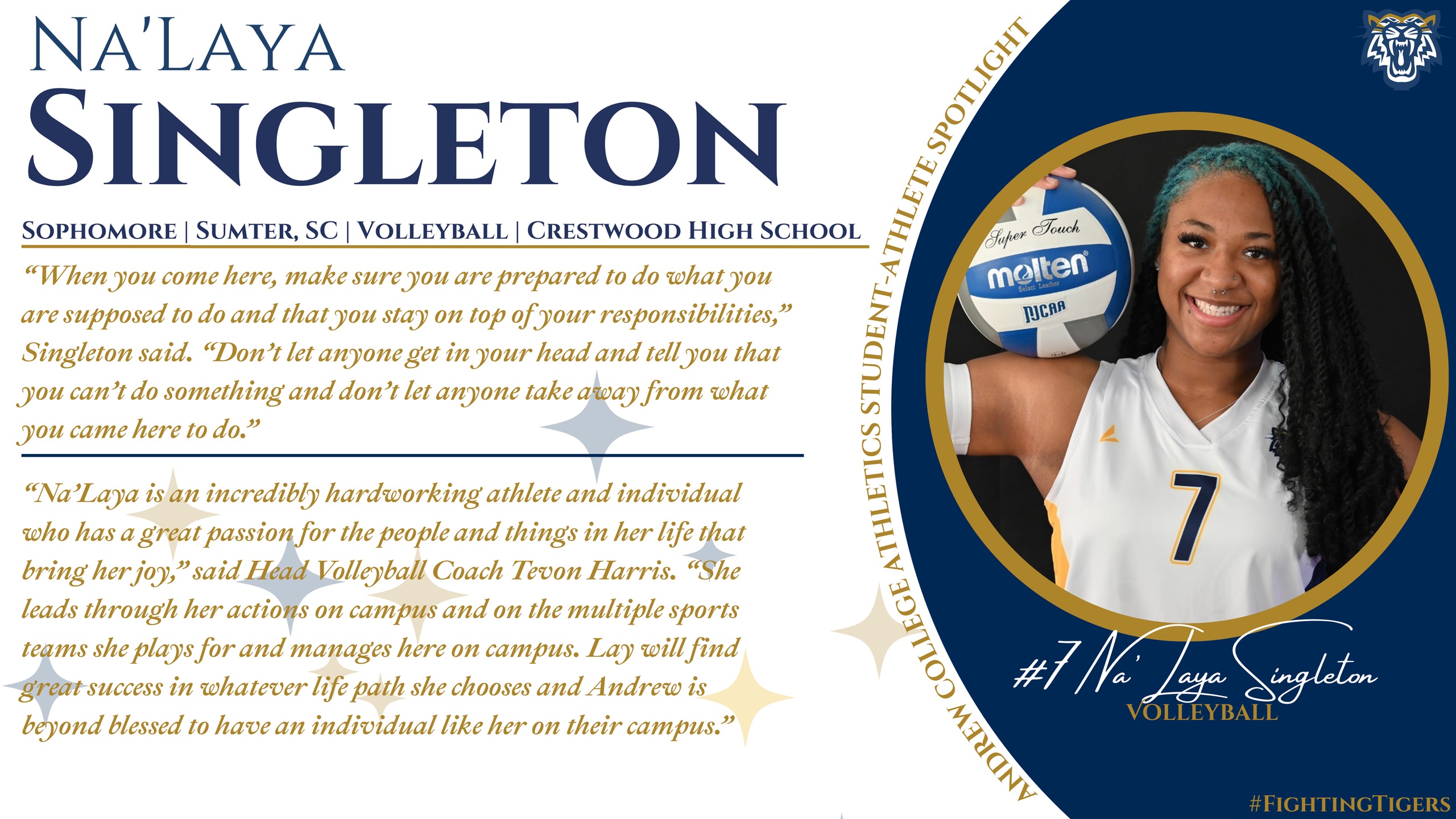Andrew College Student-Athlete Spotlight: Na'Laya Singleton